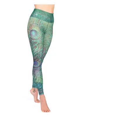 Bodhi Niyama Feathered Beauty HIGH WAIST leggings jógához és fitneszhez Méret: S