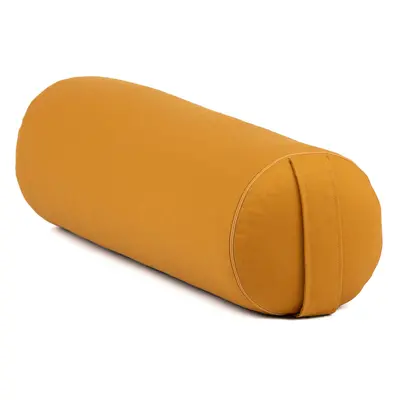 Bodhi Yoga Bolster jógahenger ECO tönköly 100% organikus pamut 65 x 22 cm Szín: Narancssárga