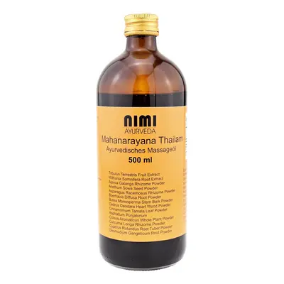 Nimi Ayurveda Mahanarayana Thailam relaxáló masszázsolaj Térfogat: 500 ml