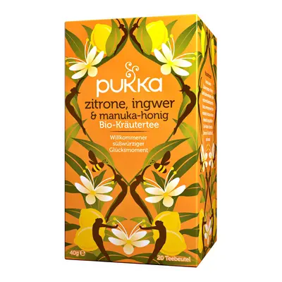 Pukka Herbs PUKKA gyógynövények, ajurvédikus szerves nyugtató tea- Citrom, gyömbér, Manuka méz 2