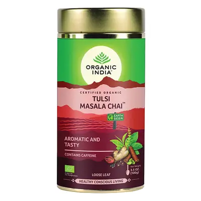 Organic India Bio India Tulsi Masala Chai relaxációs tea energia, vitalitás, emésztést elősegítő