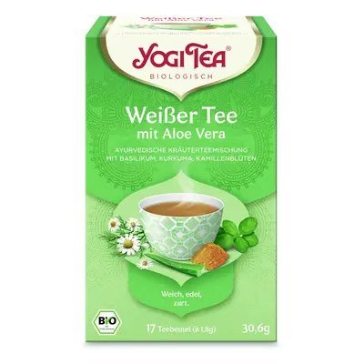 Yogi Tea - fehér tea aloe verával 17 x 1,8 g