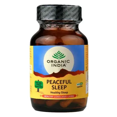 Organic India Peaceful Sleep kapszula 60 db Egészséges és nyugodt alvás