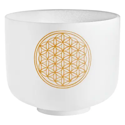 Meinl Sonic Energy MEINL Crystal Singing Bowl Flower Of Life hangtál 20 cm 128 Hz kalapáccsal, C