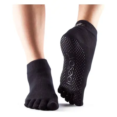 ToeSox Fulltoe Ankle Black Grip csúszásgátló zokni Black Méret: L 43-45