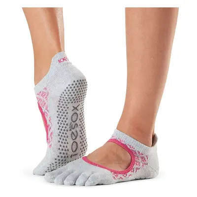 Toesox Fulltoe Bellarina Grip csúszásgátló zokni (Siesta) Méret: M 39-42,5