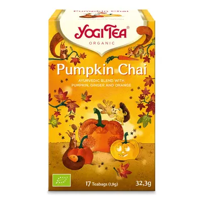 Yogi Tea Pumpkin Chai bio sütőtök tea fahéjjal és naranccsal 17 x 2 g