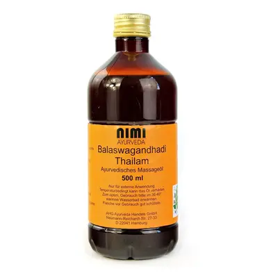 Nimi Ayurveda Balaswagandhadi Thailam testmasszázs olaj Térfogat: 500 ml