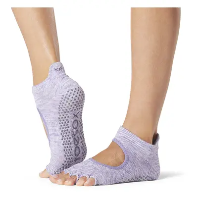 Toesox Halftoe Bellarina Grip csúszásgátló zokni (Heather Purple) Méret: S 36-38