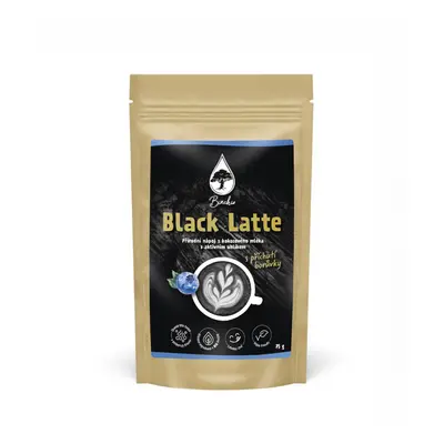 Binchio Black Latte – aktív széntartalmú ital 75g Íz: Blueberry