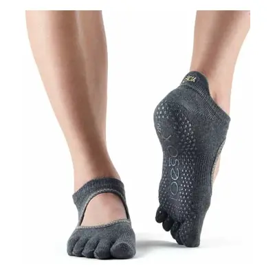 Toesox Fulltoe Bellarina Grip csúszásgátló zokni (Charcoal) Méret: S 36-38