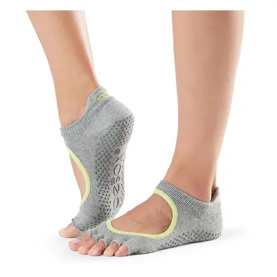 Toesox Halftoe Bellarina Grip csúszásgátló zokni Heather halványszürke Méret: S 36-38