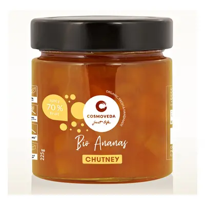 Cosmoveda Pineapple Chutney ananász csatni 225 g, BIO