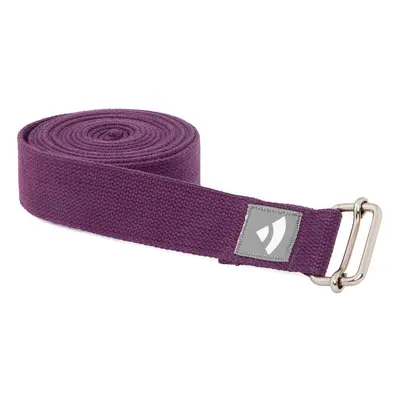 Bodhi Yoga Jóga heveder ASANA BELT PRO fém csattal 3 m Szín: lila