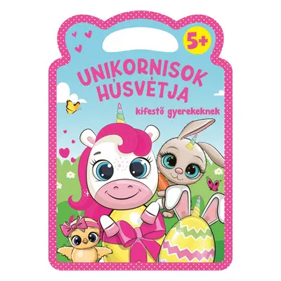 Unikornisok húsvétja - kifestő gyerekeknek