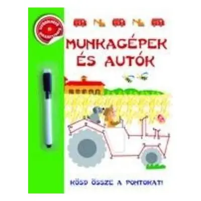 Munkagépek és autók - újra rajzolhatós foglalkoztató