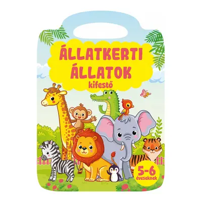 Állatkerti állatok kifestő