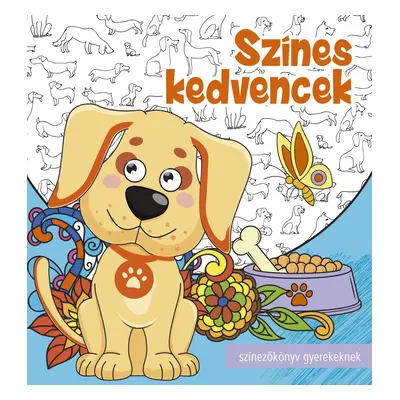 Színes kedvencek - színezőkönyv gyerekeknek