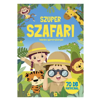 Szuper szafari- kalandos gyerekrejtvény