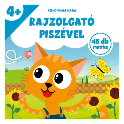 Rajzolgató Piszével - 48 db matrica 4+