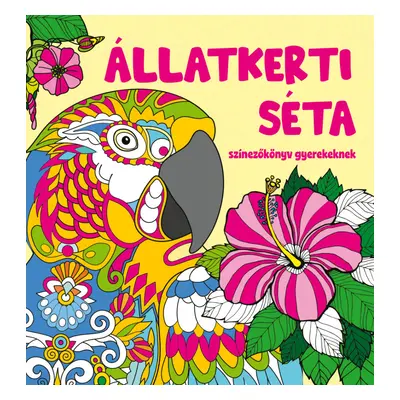 Állatkerti séta - színezőkönyv gyerekeknek