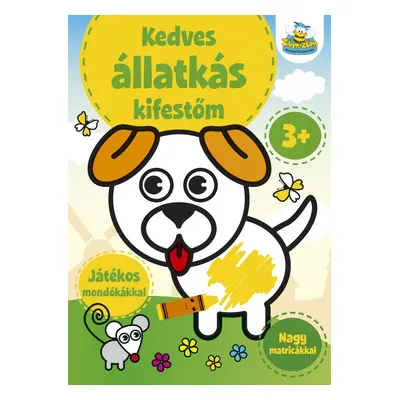 Kedves állatkás kifestőm - játékos mondókákkal