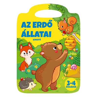 Az erdő állatai - kifestő