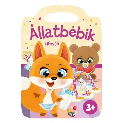 Állatbébik - Kifestő