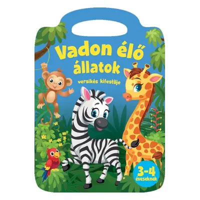 Vadon élő állatok - versikés kifestő