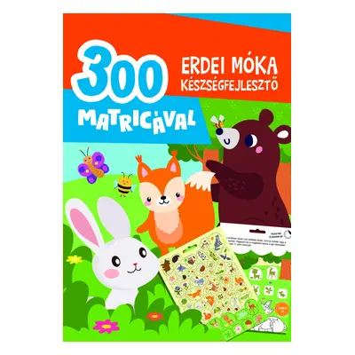 Erdei móka készségfejlesztő - 300 matricával