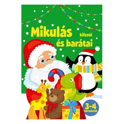 Mikulás és barátai - kifestő