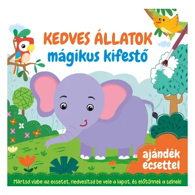 Kedves állatok - mágikus kifestő