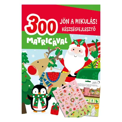 Jön a mikulás készségfejlesztő - 300 matricával