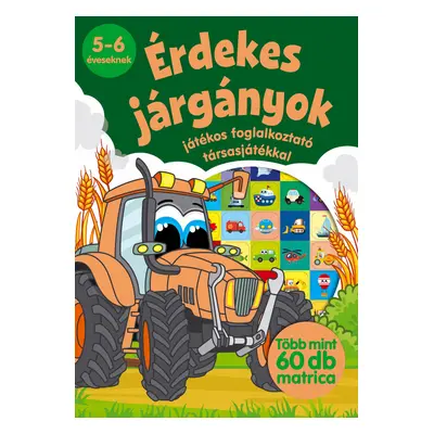 Érdekes járgányok - Játékos foglalkoztató társasjátékkal