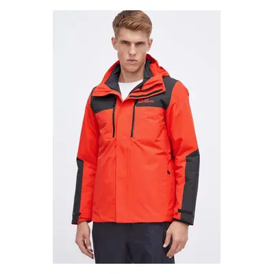 Jack Wolfskin szabadidős kabát Jasper 3in1 piros