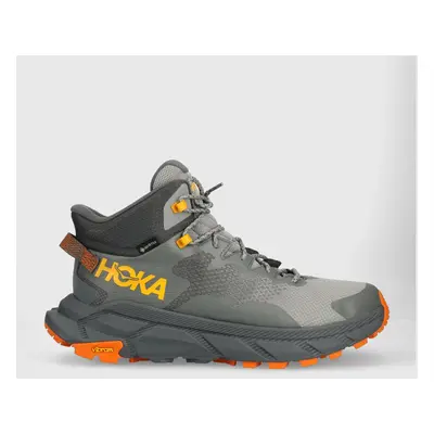 Hoka cipő Trail Code GTX szürke, férfi