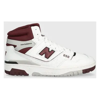 New Balance bőr sportcipő BB650RCH fehér