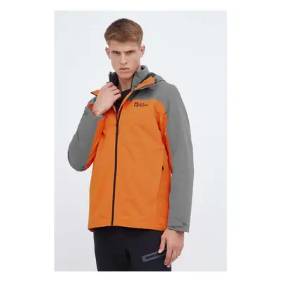 Jack Wolfskin szabadidős kabát Taubenberg 3in1 narancssárga