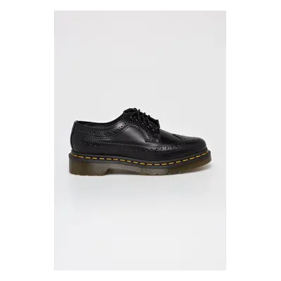 Dr. Martens félcipő fekete, női, lapos talpú