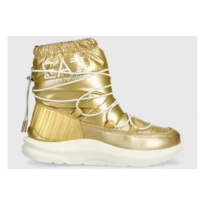 EA7 Emporio Armani hócipő Snow Boot sárga