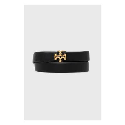 Tory Burch bőr öv fekete, női