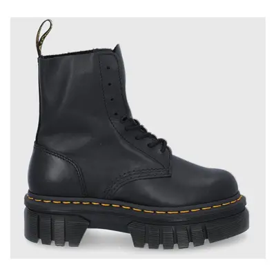 Dr. Martens bakancs fekete, női, lapos talpú