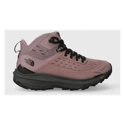 The North Face cipő Vectiv Exploris Mid Futurelight Leather lila, női