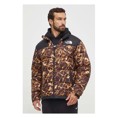 The North Face pehelydzseki Lhotse Jacket férfi, barna, téli, oversize, NF0A3Y23OS31