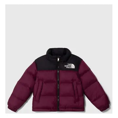 The North Face gyerek sportdzseki RETRO NUPTSE JACKET lila