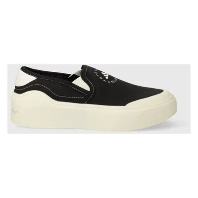 adidas by Stella McCartney sportcipő aSMC Court Slip On fekete, női, HP2772