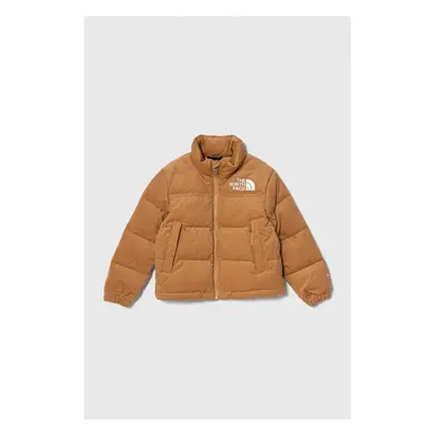 The North Face gyerek sportdzseki RETRO NUPTSE JACKET barna