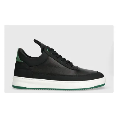 Filling Pieces bőr sportcipő Low Top Tech Crumbs fekete