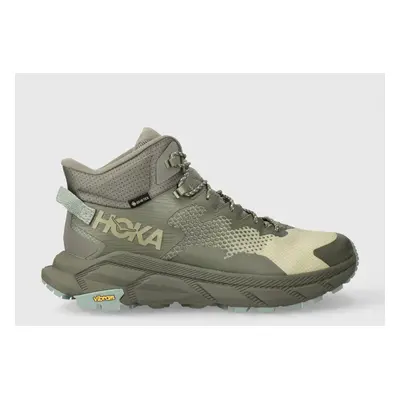 Hoka One cipő Trail Code GTX zöld, férfi