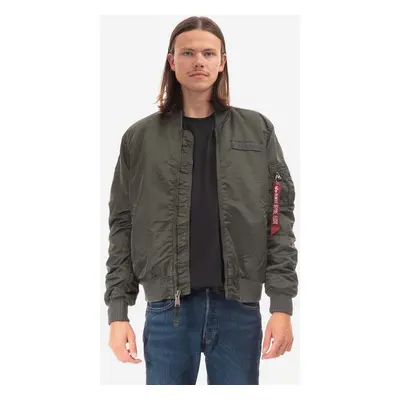 Alpha Industries bomber dzseki MA-1 VF Authentic Overdyed 136 férfi, zöld, átmeneti